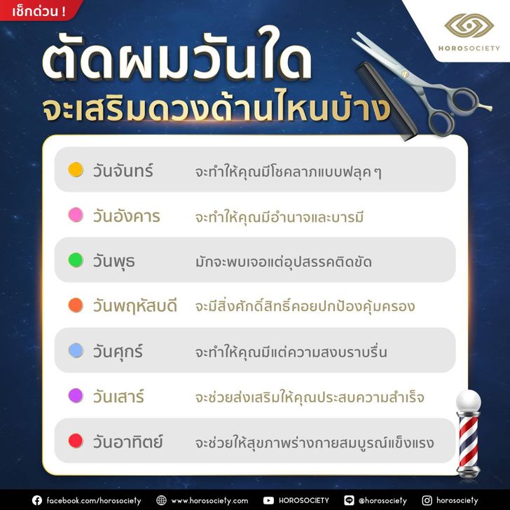 ตัดผมวันไหนดี ผู้ชาย พฤษภาคม พ.ศ.2567 งานรุ่ง รักปัง เงินเฮง เสริมดวงทั้ง